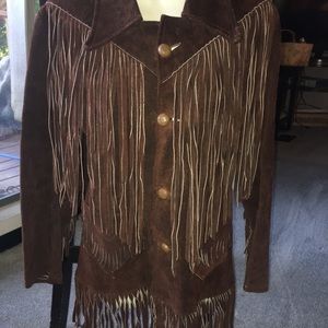 Vintage Fringed Western Jacket-Beautiful Details!